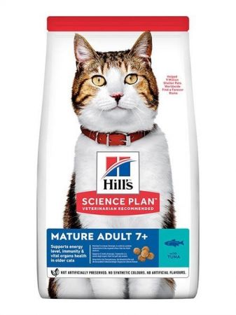 Hills Science Plan Mature +7 Ton Balıklı Yaşlı Kedi Maması 1.5 Kg