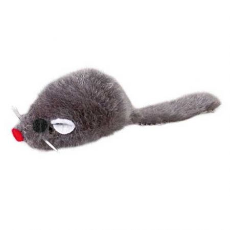 Trixie Kedi Oyuncağı Peluş Fare 5cm Gri