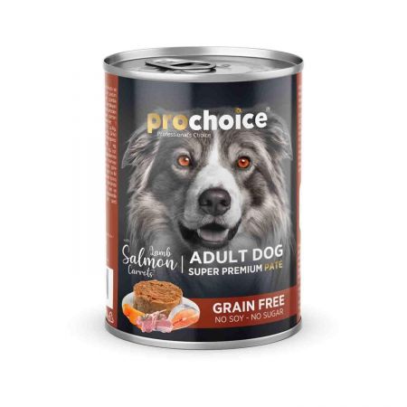 Pro Choice Prochice Kuzulu, Somonlu ve Havuçlu Yetişkin Köpek Konservesi 400 gr