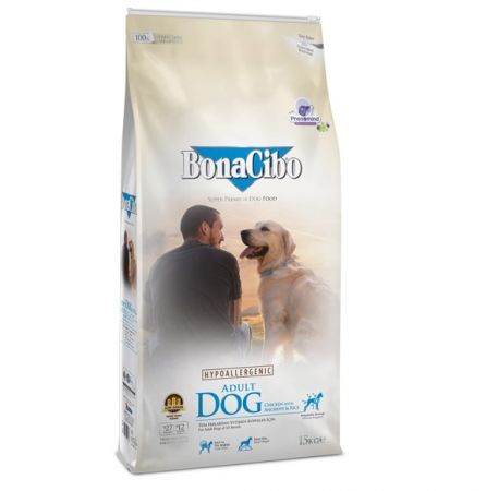 BonaCibo Adult Dog Tavuklu ve Balıklı Yetişkin Köpek Maması 15 Kg