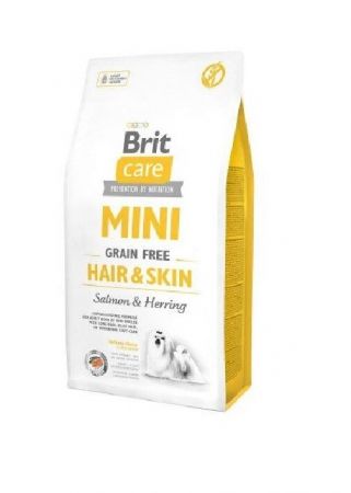 Brit Care Haircare Somonlu Tahılsız Mini Irk Yetişkin Köpek Maması 7 KG