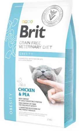 Brit Veterinary Diet Obesity Kilo Kontrolü için Tahılsız Kedi Maması 2 kg