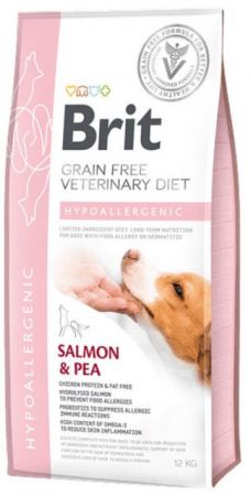 Brit Veterinary Diet Hypo-Allergenic Cilt Sağlığı Destekleyici Tahılsız Köpek Maması 12 kg