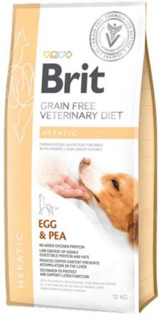 Brit Veterinary Diet Hepatic Karaciğer Yetmezliği olan Köpekler için Tahılsız Köpek Maması 12 kg