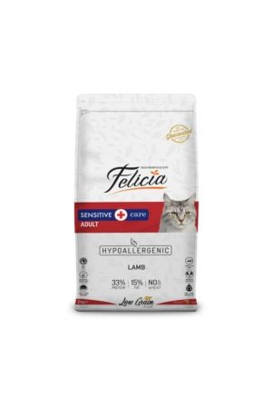 Felicia Az Tahıllı Yetişkin Kuzu Etli Hypoallergenic Kedi Maması 12 Kg