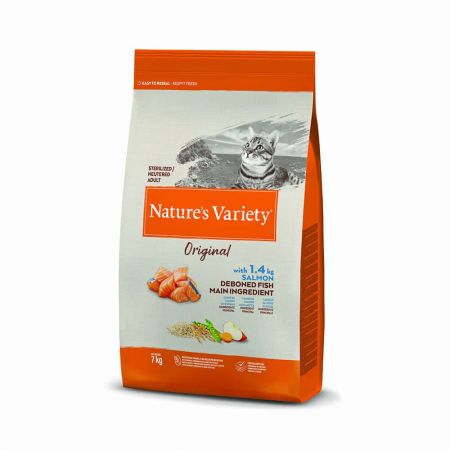 Natures Variety Somonlu Kısırlaştırılmış Kedi Maması 7 Kg