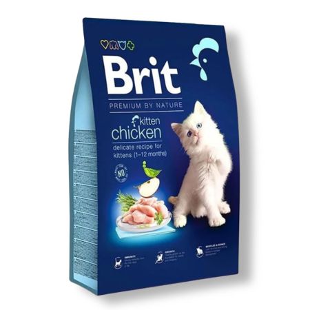 Brit Premium by Nature Kitten Tavuklu Yavru Kedi Maması 8 kg