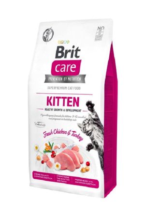 Brit Hipoalerjenik Kitten Tahılsız Tavuk Ve Hindili Yavru Kedi Maması 7 Kg