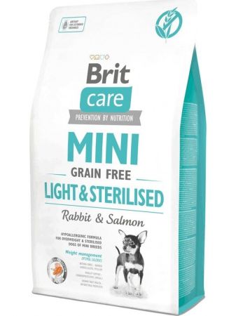 Brit Care Mini Light Sterilised Kısırlaştırılmış Tahılsız Küçük Irk Köpek Maması 2 Kg