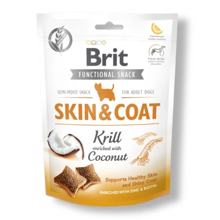 Brit Care Skin & Coat Kril ve Hindistan Cevizli Köpek Ödül Maması 150 gr