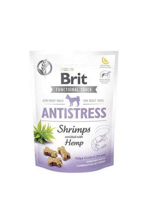 Brit Care Antistress Karidesli ve Kenevirli Köpek Ödül Maması 150 Gr