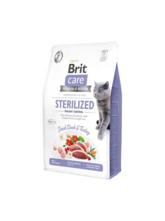 Brit Care Sterilized Weight Control Tahılsız Kısırlaştırılmış Ördekli Kedi Maması 7 kg