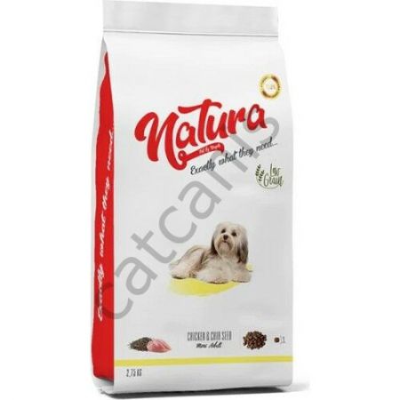 Natura Pet Natura Tavuk Etli ve Chia Tohumlu Küçük Irk Köpek Maması 2.75 kg