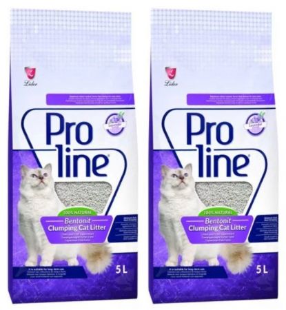 Proline Bentonit Lavanta Kokulu Kedi Kumu 5lt x 2 Adet