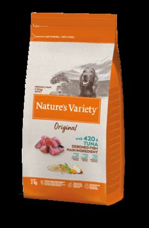 Natures Variety Dog Original Tuna Balıklı Orta ve Büyük Irk Yetişkin Köpek Maması 2 Kg