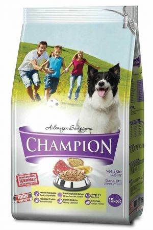 Champion Dana Etli Yüksek Enerjili Yetişkin Köpek Maması 15 Kg