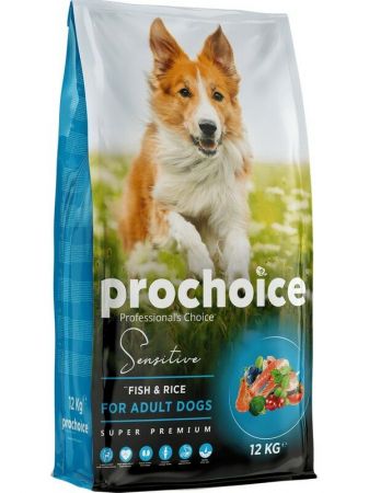 Pro Choice Fish & Rice Adult Sensitive Skin Hassas Derili Köpekler İçin Balıklı Yetişkin Köpek Maması 12 Kg