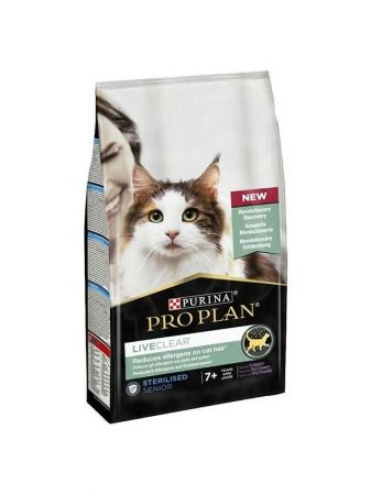 Proplan Liveclear Kısırlaştırılmış Yaşlı Kedi Maması Hindili 1,4 kg