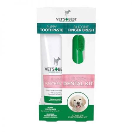 Vet's Best Yavru Köpekler İçin Ağız ve Diş Bakım Seti 5.5 CM 100 G