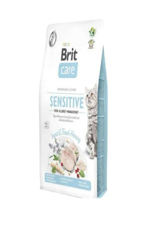 Brit Care Sensitive Hypoallergenic Böcek Ringa Balıklı Alerji Kontrolü Tahılsız Kedi Maması 7 Kg