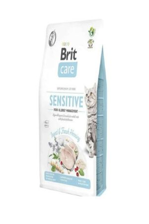 Sensitive Hypoallergenic Böcek Ringa Balıklı Alerji Kontrolü Tahılsız Kedi Maması 7 Kg