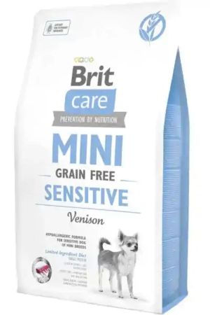 Brit Care Mini Sensitive Tahılsız Geyik Etli Küçük Irk Yetişkin Köpek Maması 2 kg