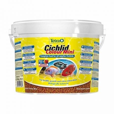 Tetra Cichlid Color Mini Cikled Balık Yemi 10 Lt
