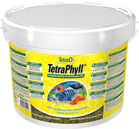 Tetra Phyll Kova Bitkisel Akvaryum Pul Balık Yemi 10 Lt