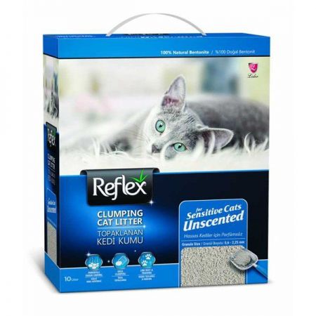 Reflex Aktif Karbonlu Topaklanan Kedi Kumu 10 Lt