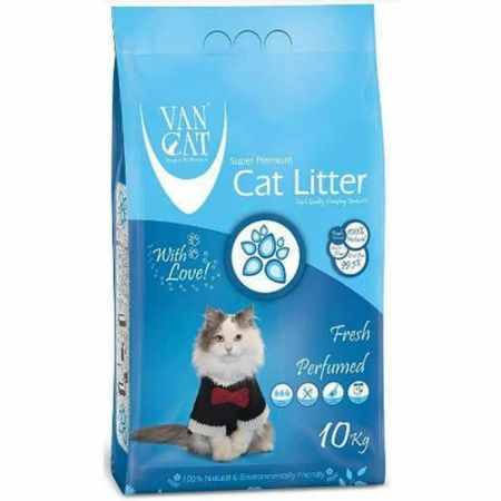 Vancat Fresh Parfüm Kokulu İnce Taneli Kedi Kumu 10 KG