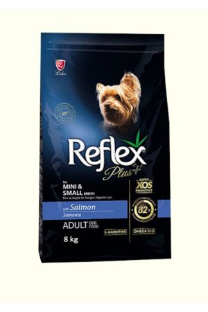 Reflex Plus  Küçük & Mini Irk Somonlu Yetişkin Köpek Maması 8 Kg - Orjinal Yeni Ürün