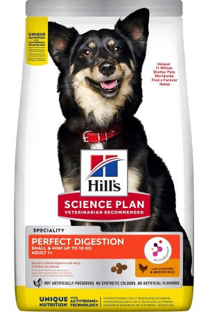 Hills Perfect Digestion Tavuk ve Pirinçli Küçük Irk Köpek Maması 1,5 Kg