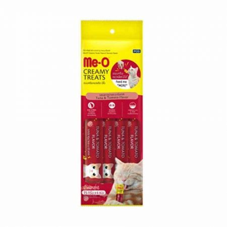 ME-O CREAMY TREATS KEDİ ÖDÜLÜ TON BALIĞI & DOMATES 4X15 GR