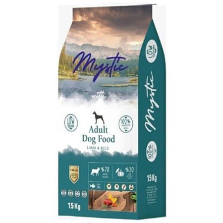 Mystic Az Tahıllı Kuzu Etli 15 kg Yetişkin Köpek Maması