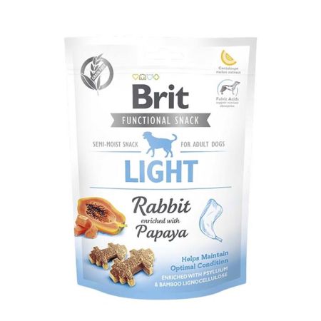 Brit Light Tavşanlı ve Papayalı Kilo Kontrolü Sağlayan Köpek Ödülü 150gr