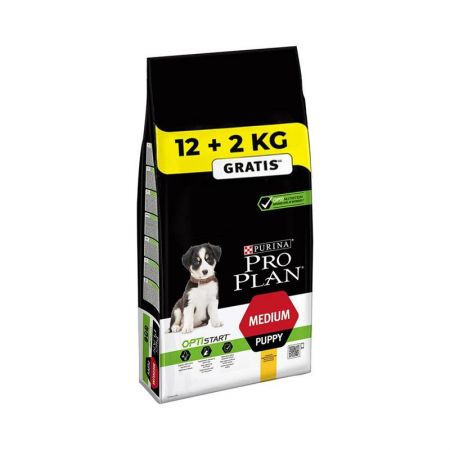 Pro Plan Optistart Orta Irk Tavuklu Yavru Köpek Maması 12 kg + 2 kg