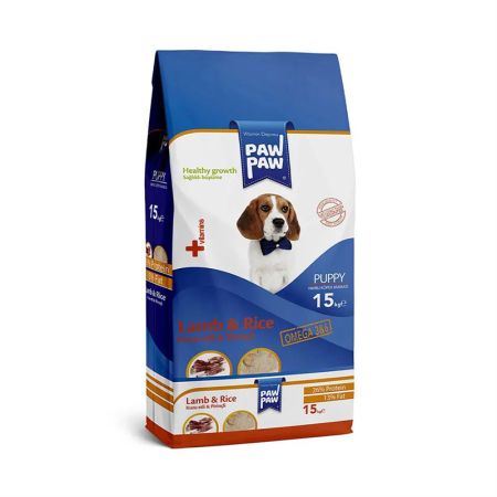 Paw Paw Kuzu Etli Yavru Köpek Maması 15 kg