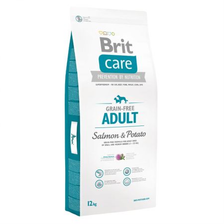 Brit Care Adult Tahılsız Somon ve Patatesli Yetişkin Köpek Maması 12 kg