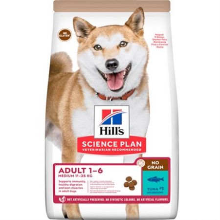Hills Tahılsız Ton Balıklı Yetişkin Köpek Maması 2,5 Kg