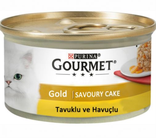 Gourmet Gold Cake Tavuk ve Havuçlu Kedi Konservesi 85 Gr