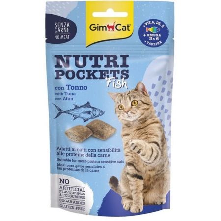 Gimcat Nutripockets Ton Balıklı Kedi Ödülü 60 Gr