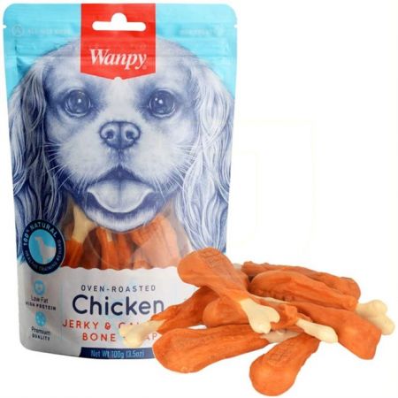 Wanpy Kalsiyumlu Gerçek Tavuk Köpek Ödülü 100 Gr