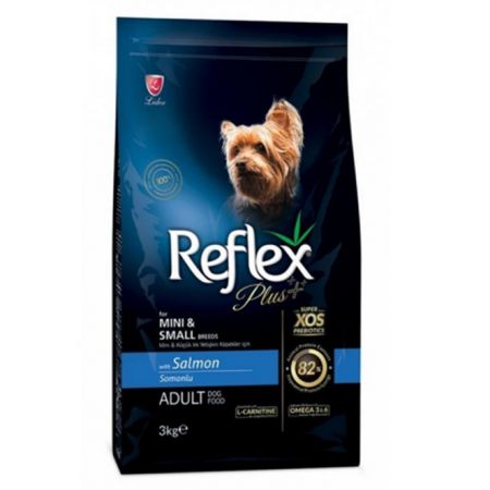 Reflex Plus Mini ve Küçük Irk Somonlu Yetişkin Köpek Maması 3 Kg
