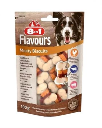 8in1 Flavours Meaty Biscuits Kıtır Köpek Ödülü 100 Gr