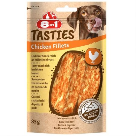 8in1 Tasties Chicken Fillets Tavuk Fileto Köpek Ödül Maması 85 Gr