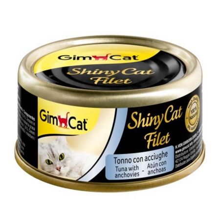 Shiny Cat Kıyılmış Tuna Ançuez Kedi Konservesi 70 Gr
