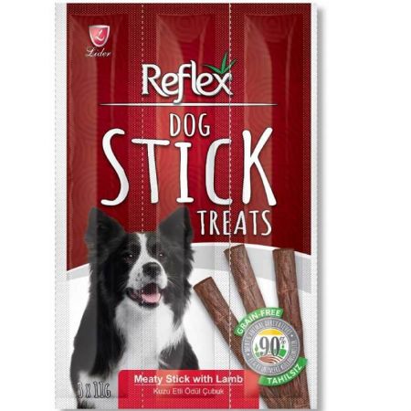 Reflex Kuzu Etli Köpek Ödül Çubuğu  11 Gr 3 Adet