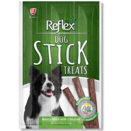 Reflex Tavuk Etli Köpek Ödül Çubuğu  11 Gr 3 Adet