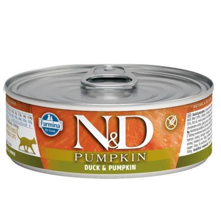 N&D Balkabaklı Ördekli Kedi Konservesi 70 Gr