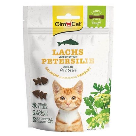 GimCat Snacks Soft Somon ve Maydanozlu Kedi Ödülü 60gr